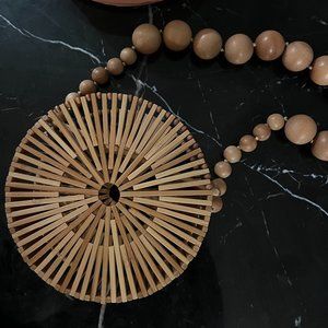 CULT GAIA Bamboo Circle Bag